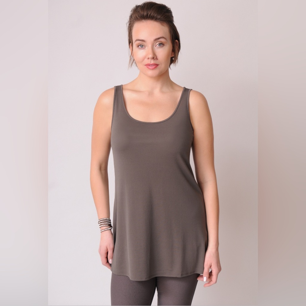 Eileen Fisher 100% Silk Long Tank or Tunic